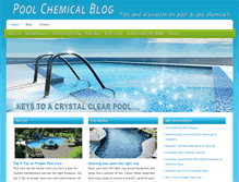 Tablet Screenshot of poolchemicalblog.com